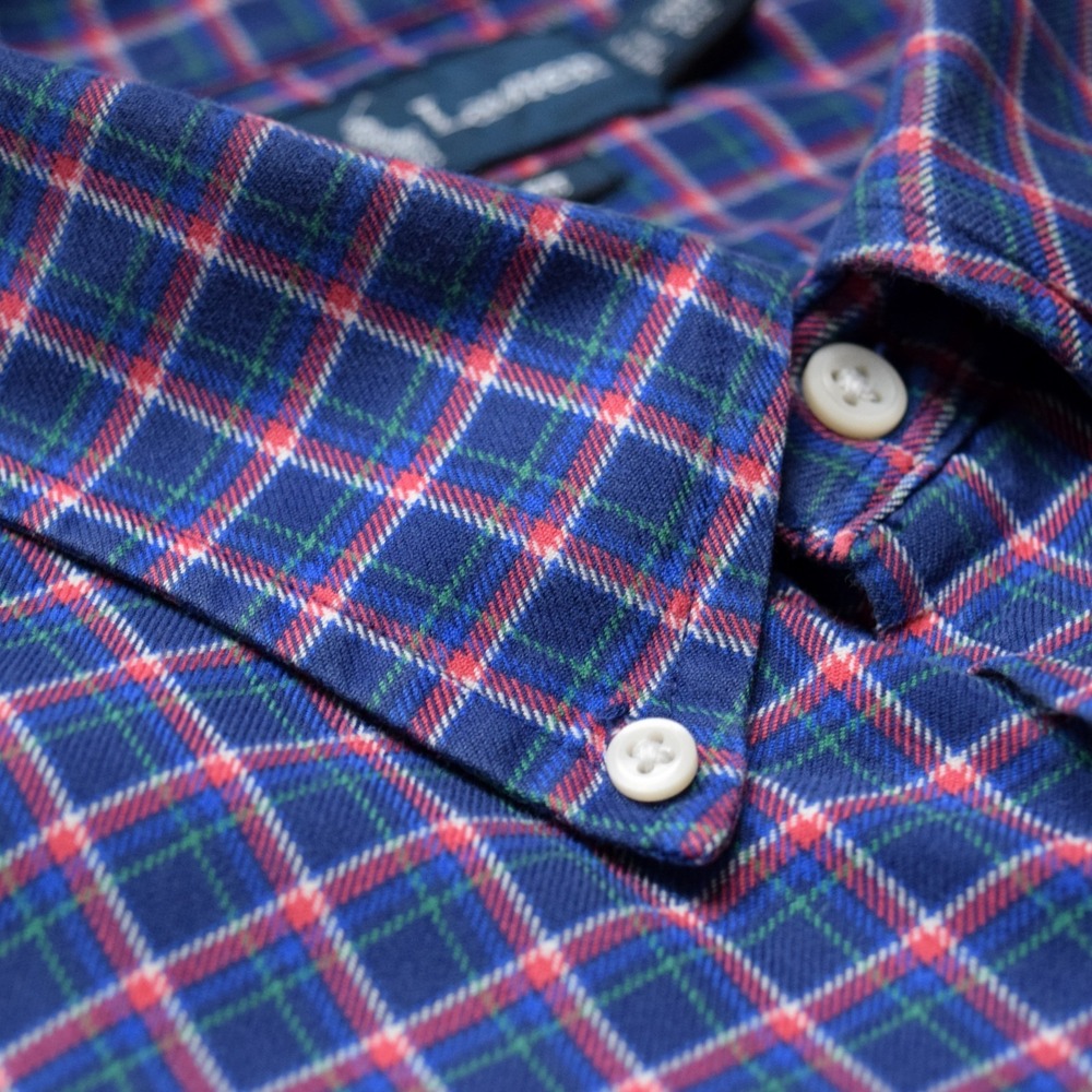 Ralph Lauren Shirt Men 3XB Classic Fit Plaid Blue Red Green Pony Big & Tall - Picture 5 of 13